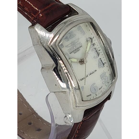 Invicta Women\'s 5168 Baby Lupah Collection Mother-of-Pearl Dial Leather Watch main image 6